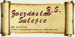 Zvezdoslav Šulejić vizit kartica